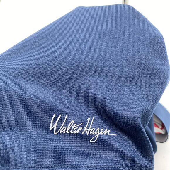 Walter Hagan Shirt Mens L American Flag Short Sleeve Pull Over Golf Golfer - Picture 6 of 7